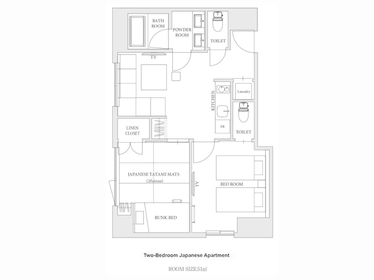 Two-Bedroom Japanese Apartment,1604197415:JPEG